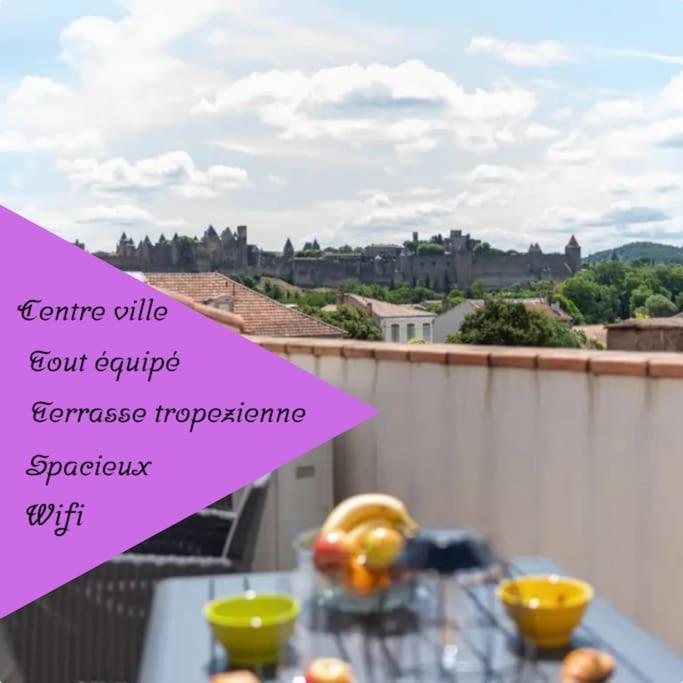 La Majestueuse Cite Apartment การ์กาซอน ภายนอก รูปภาพ
